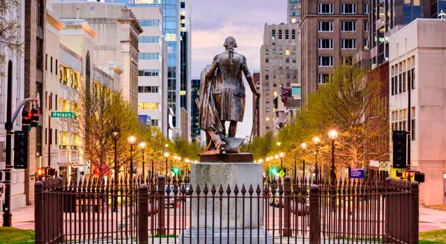 RDU Airport connects the cities of Raleigh, Durham and the Surrounding Research Triangle, a region in the Piedmont.